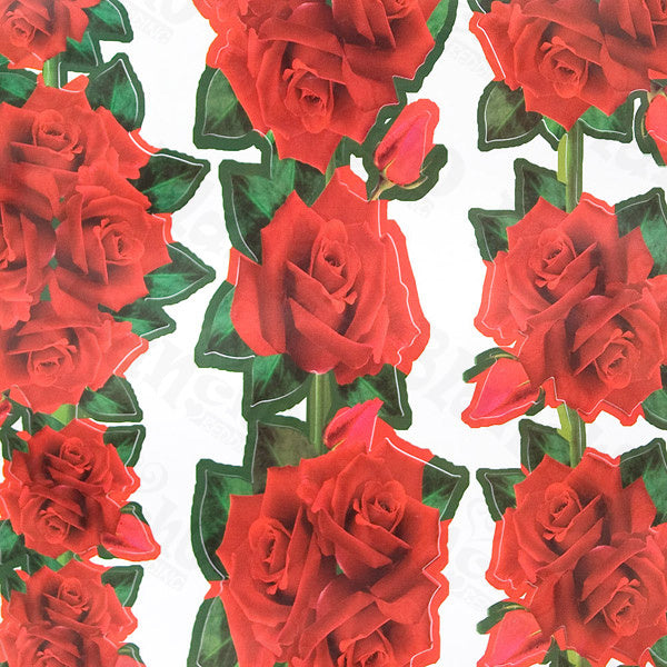 Flowers Fence - Wall Decals Stickers Appliques Home Decor