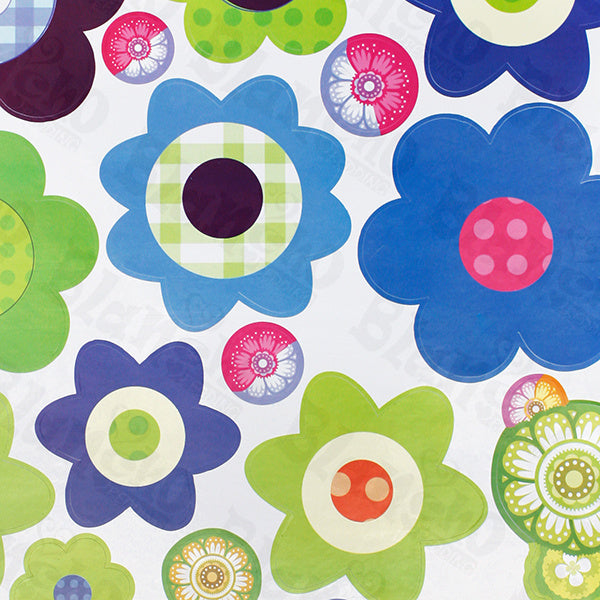 Petal Wheel-2 - Wall Decals Stickers Appliques Home Decor