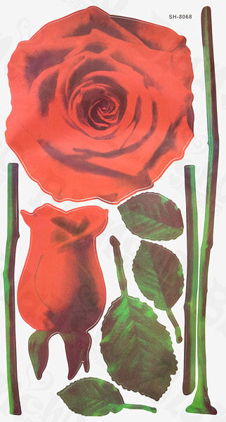 Ruddy Rose 1 - Wall Decals Stickers Appliques Home Decor