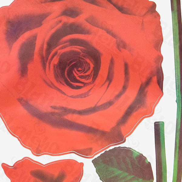 Ruddy Rose 1 - Wall Decals Stickers Appliques Home Decor
